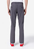 Regular Fit Orta Bel Düz Paça Erkek Gri  Pantolon Cl1049750