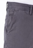 Regular Fit Orta Bel Düz Paça Erkek Gri  Pantolon Cl1049750