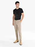Regular Fit Orta Bel Sarı Erkek Pantolon Cl1049750