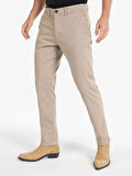 Regular Fit Orta Bel Sarı Erkek Pantolon Cl1049750