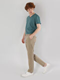 Regular Fit Orta Bel Sarı Erkek Pantolon
