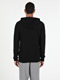 Slim Fit Erkek Siyah Hırka