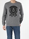 Regular Fit Erkek Antra Melanj Sweatshirt