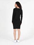 Slim Fit Kadın Çok Renkli Elbise