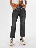 891 Maya Orta Bel Daralan Paça Slim Fit Jean Kadın Jean Pantolon Cl1051964