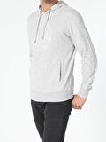 Regular Fit Gri Melanj Erkek Sweatshirt