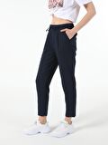 Regular Fit Düşük Bel Kadın Lacivert Pantolon