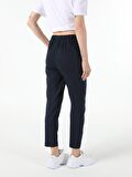 Regular Fit Düşük Bel Kadın Lacivert Pantolon