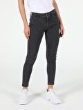 759 Lara Orta Bel Dar Paça Super Slim Fit Jean Kadın Jean Pantolon Cl1053424