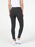 759 Lara Orta Bel Dar Paça Super Slim Fit Jean Kadın Jean Pantolon Cl1053424