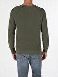 Regular Fit Haki Erkek Kazak
