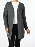 Comfort Fit Antrasit Kadın Ceket