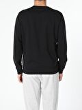 Regular Fit Siyah Erkek Sweatshirt