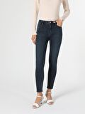 759 Lara Orta Bel Dar Paça Super Slim Fit Jean Kadın Jean Pantolon