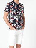 Regular Fit Erkek Lacivert Kısa Kol Polo Tişört