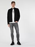 Slim Fit Dar Kesim Siyah Erkek Ceket