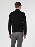 Slim Fit Dar Kesim Siyah Erkek Ceket