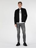 Slim Fit Dar Kesim Siyah Erkek Ceket