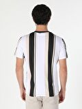 Beyaz Erkek Tshirt K.kol