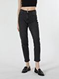 891 Maya Slim Fit Normal Bel Daralan Paça Kadın Gri Jean Pantolon Cl1058021
