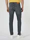 041 Danny Slim Fit Düşük Bel Dar Paça Gri Erkek Pantolon