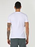 Beyaz Erkek Tshirt K.kol