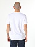 Beyaz Erkek Tshirt K.kol