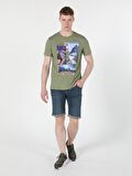 Yeşil Erkek Tshirt K.kol