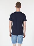Lacivert Erkek Tshirt K.kol