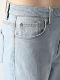 896 Marıa Mom Fit Yüksek Bel Daralan Paça Mavi Kadın Jean Pantolon Cl1059104