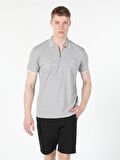 Gri Erkek Polo K.kol