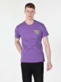 Mor Erkek Tshirt K.kol