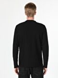 Siyah Erkek Tshirt U.kol