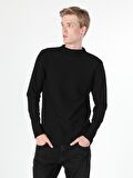 Siyah Erkek Tshirt U.kol