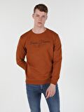 Turuncu Erkek Sweatshirt