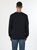 Lacivert Erkek Sweatshirt