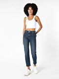 703 Carla Slim Fit Orta Bel Düz Paça Jean Kadın Pantolon Cl1060396