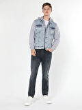 041 Danny Dar Kesim Düşük Bel Dar Paça Koyu Mavi Erkek Jean Pantolon Cl1061330