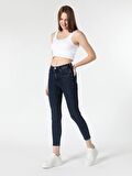 759 Lara Süper Dar Fit Normal Bel Dar Paça Mavi Kadın Jean Pantolon Cl1061397