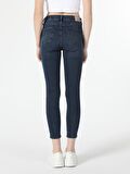 759 Lara Süper Dar Fit Normal Bel Dar Paça Mavi Kadın Jean Pantolon Cl1061397
