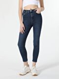 760 Diana Slim Fit Yüksek Bel Dar Paça Mavi Kadın Jean Pantolon Cl1061429