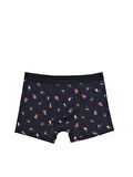 Modern Fit Baskılı Erkek Çok Renkli Boxer