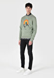 Regular Fit   Erkek Yeşil Sweatshirt Cl1061898