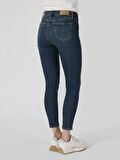 759 Lara Süper Dar Fit Normal Bel Dar Paça Mavi Kadın Jean Pantolon Cl1062194