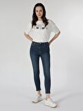 759 Lara Süper Dar Fit Normal Bel Dar Paça Mavi Kadın Jean Pantolon Cl1062194