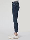 759 Lara Süper Dar Fit Normal Bel Dar Paça Mavi Kadın Jean Pantolon Cl1062194