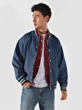 Rahat Kesim Mavi Erkek Jean Ceket Cl1062448