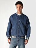 Rahat Kesim Mavi Erkek Jean Ceket Cl1062448