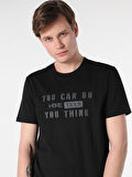 Siyah Erkek Tshirt K.kol