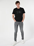 Siyah Erkek Tshirt K.kol